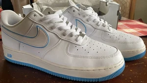 Talla 12 - Nike Air Force 1 '07 Blanco Azul Universitario - Imagen 1 de 14