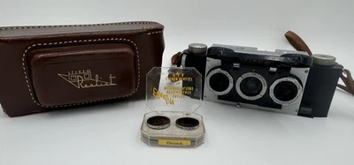 David Blanco ESTÉREO REALISTA 35MM F3.5 Cámara Original Estuche/Correa y Filtros Foto 1 de 4