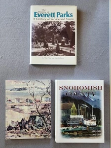 Signed Everett And Snohomish County History Books - Pictorial & Illustrated - Picture 1 of 22