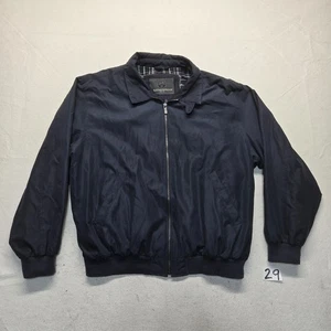 Giacca cappotto blu impermeabile full zip manica lunga adulto uomo XL - Foto 1 di 9