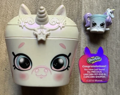 SHOPKINS LIMITED EDITION TOY w/ AUTHENTICATION WILD STYLE SERIES UNICORN MINT AU - image 1 of 4
