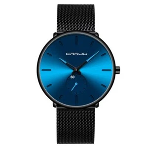 Mens Watches Ultra-Thin Minimalist Waterproof-Fashion Wrist Watch for Men Uni... - Picture 1 of 8