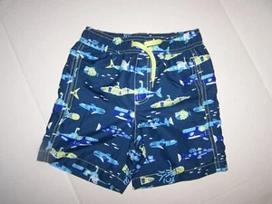 Hatley Boutique Boys Swim Trunks Animal Subs Size 5 NWT - Picture 1 of 2
