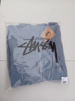 Stussy Smooth Stock Pig Dyed Hood XXL Navy ZIP - Image 1 of 4