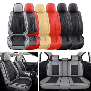 For Honda Accord Car Seat Cover Front Rear Full Set Waterproof Seat Protector - Foto 1 di 18