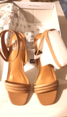 Dolce Vita Mujer FLECK Caramelo Cómoda Plantilla Correa para el Tobillo 10 Mediana - NUEVO Foto 1 de 4