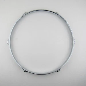 1 Stück 13" Drum Hoop Snare Drum Hoop 6 Lug 2,3 mm Chrom TOP Batter Seite - Bild 1 von 2