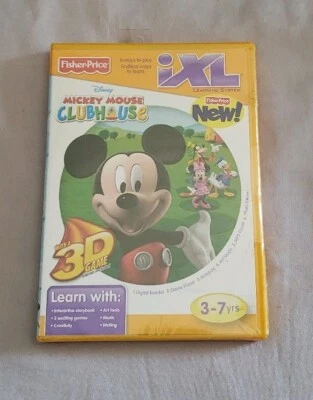 Disney Mickey Mouse Clubhouse Educational iXL Learning System Game  "NEW" - Image 1 of 2