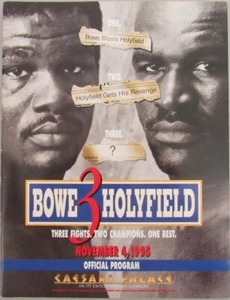 Riddick Bowe vs. Evander Holyfield 1995 programma di boxe pesi massimi 162740 - Foto 1 di 2