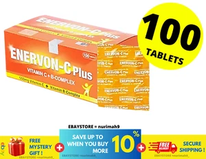 ENERVON-C Vit C 500mg + Vit B-Complex Increase Energy Immunity (100's) - Picture 1 of 6
