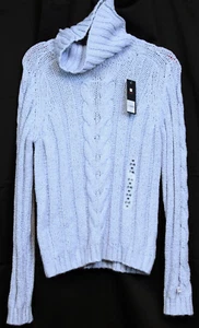 GAP Girls Blue Knitted Turtle Neck Long Sleeved Sweater size 7-8 M NWT Winter - Picture 1 of 6