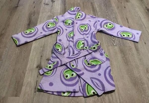 Capelli Kids Girls Size Xs/3 Purple Robe With Green Frogs Tie - Picture 1 of 5