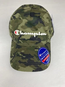 Sombrero ajustable Champion para hombre patrón camuflaje OSFA NUEVO CON ETIQUETAS - Imagen 1 de 4