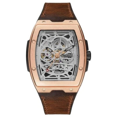 Ingersoll The Challenger Automatic Skeleton Rose Gold Case Watch I12303 RRP $859 Foto 1 de 4
