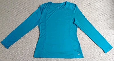 Camisa Cascade Sport Mujer Grande Azul 100% Poliéster Manga Larga Rendimiento 24Y Foto 1 de 4