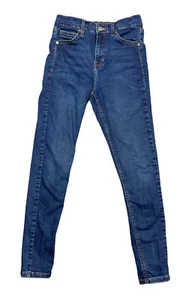 Topshop Jamie Girls Jeans W28 Blue Denim Pants - Picture 1 of 24