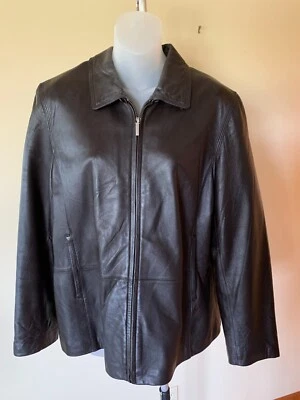 BLASSPORT, CHAQUETA MUJER CUERO NEGRO MANGA LARGA CREMALLERA COMPLETA, TALLA XL Foto 1 de 4