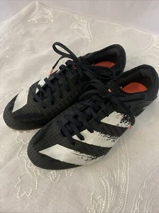 Size 6.5 - Adidas Sprintstar Unisex Track Shoes black/white Running Spikes - Picture 1 of 10
