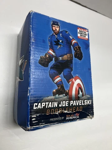 Captain Joe Pavelski Bobblehead San Jose Sharks Solar America (Damaged Box) Cover