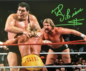TED DIBIASE AUTOGRAPH Signed 8x10 Photo WWE WCW W ANDRE + HULK HOGAN COA - Picture 1 of 1