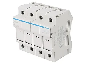 LSN404 Sicherungstrenner 8x32mm DIN 25A 400V Pole: 4 -40-70°C IP20 HAGER - Bild 1 von 1