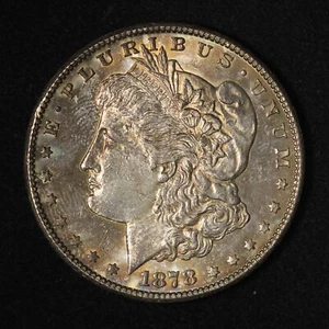 1878-S $1 Morgan Silver Dollar - Toned - Free Shipping USA - Picture 1 of 3