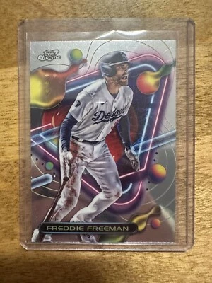 Freddie Freeman 2023 Topps Chrome Nucleus Refractor #143 - Image 1 of 2
