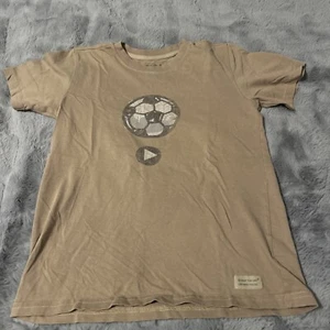 Life is Good Soccer Cotton Short Sleeve Youth T-shirt size Boys L, 10 - Picture 1 of 7