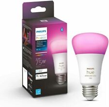 NEW Philips Hue 563254 75W Smart LED Bulb  A19 1100 lumen 2021 MODEL! Bluetooth 