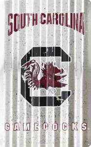 South Carolina Gamecocks 12x18 Metal Corrugated Sign Man Cave FAST USA SHIPPING - Picture 1 of 1