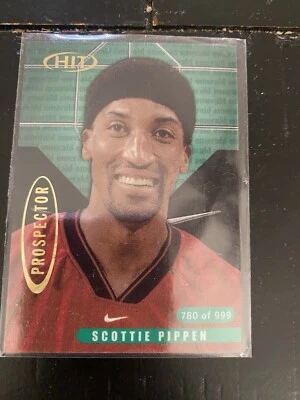 SCOTTIE PIPPEN 2000 SAGE HIT PROSPECTOR INSERT P18 SERIAL #'D /999 - Image 1 of 2
