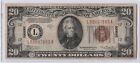 Wwii Emergency Issue Series 1934A $20 Hawaii overprinted Federal Reserve Note