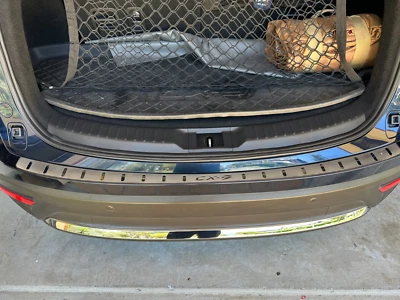 Para 2023 Mazda CX9 Accesorios Coche Parachoques Trasero Protector Placa Desgaste Cubierta Foto 1 de 4