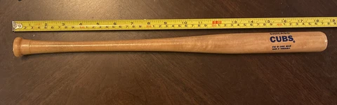 Louisville Slugger TEI Chicago Cubs 18" Mini Wood Baseball Bat Souvenir 1992 Cover