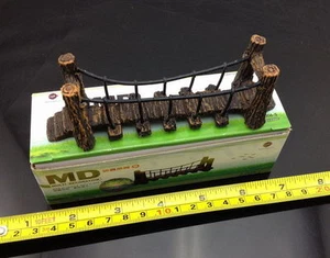 Model Trains Layout N Scale 1:160 Wooden Suspension Bridge Drawbridge QL005 - Picture 1 of 1