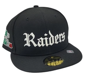 Las Vegas Raiders New Era Viva Los Raiders 59FIFTY Fitted Size 7 1/4 Hat Cap NEW - Picture 1 of 8