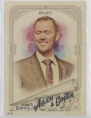 2018 Allen & Ginter Topps.com Online Exclusive 5x7 /49 Lincoln Riley Rookie RC - Image 1 of 2
