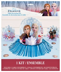 Disney Frozen II Party, Tischdeko Set Herzstück 23 Teile ~ Neu - Bild 1 von 3