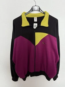 Victory Vintage Sweatjacke Schwarz Bunt Gr.L 90s Retro Wie Neu - Bild 1 von 3