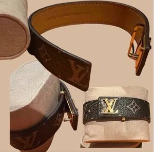 Men Women Leather Wristband Cuff Band Canvas Bracelet - Picture 1 of 1