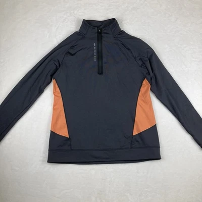 Second Skin Cold Weather Compression Shirt Women’s XL Gray 1/4 Zip Pullover Top - Image 1 of 4