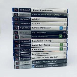 PS2 PlayStation Games Bundle Bulk Lot Complete With Manuals Tested & Working - Picture 1 of 11