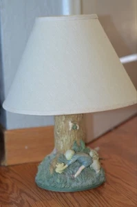 Lamp Pooh Stuck in Hole Christopher Robin Rabbits Roo Disney Co Charpente 16x10" - Picture 1 of 15
