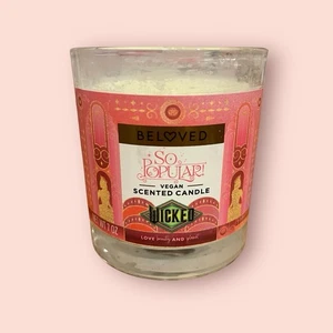 Pink GLINDA WICKED Witch Beloved So Popular Vegan Soy Candle Berry Rose Musk NEW - Picture 1 of 2