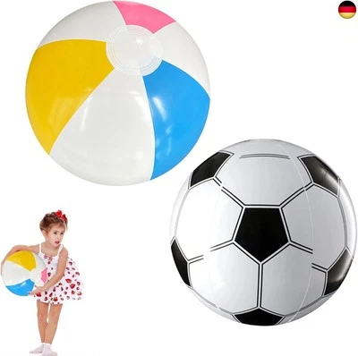 XIANSHI 2 Stück Wasserball,Wasserball Aufblasbar,Spielzeug Pool Wasser,Wasserbälle A