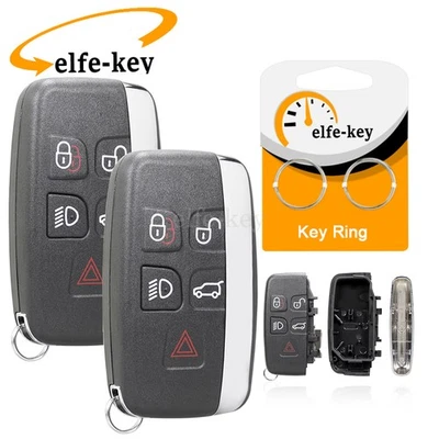 2 Smart Remote Key Case Shell Fob for Land Rover Range Rover Sport LR4 2010-2016 - Imagem 1 de 4