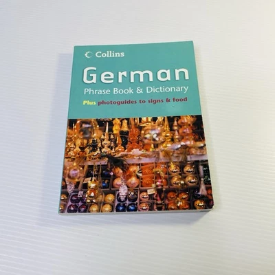 German Phrase Book & Dictionary Phrasebook Collins Learn Speak Signs Tips - Image 1 of 4
