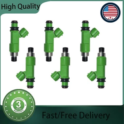 Juego de 6 inyectores de combustible para Subaru Legacy Outback 2010 2011 2012 2013 3,6 L H6 EE. UU. Foto 1 de 4