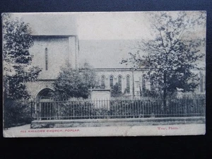 London Poplar ALL HALLOWS CHURCH c1904 Postcard by Wray - Picture 1 of 2