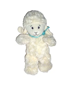 WIE NEU* Plüschtier Stofftier Kuscheltier Humana Schaf Lamm 34cm weiß + Halstuch - Bild 1 von 2